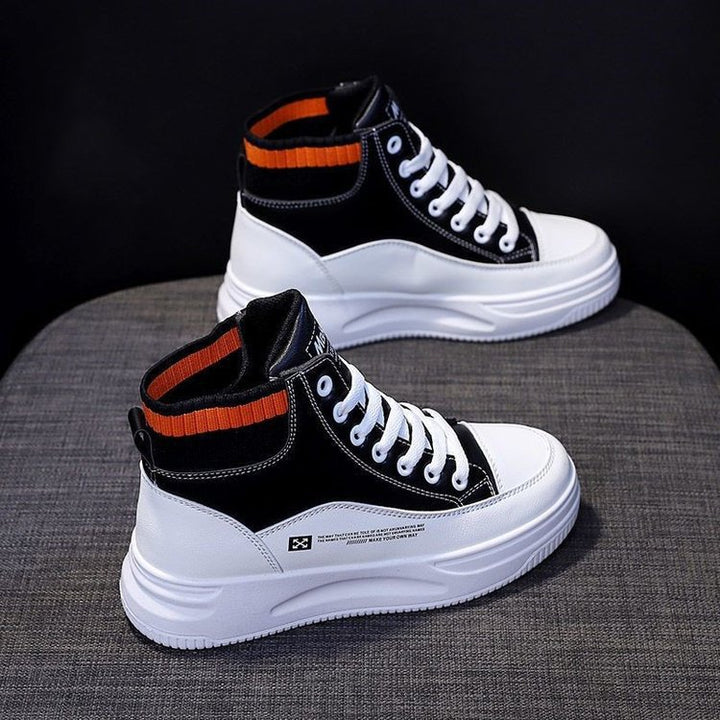 Dame højpelsede sneakers med stabil støddæmpende sål og moderigtigt accent Stilla