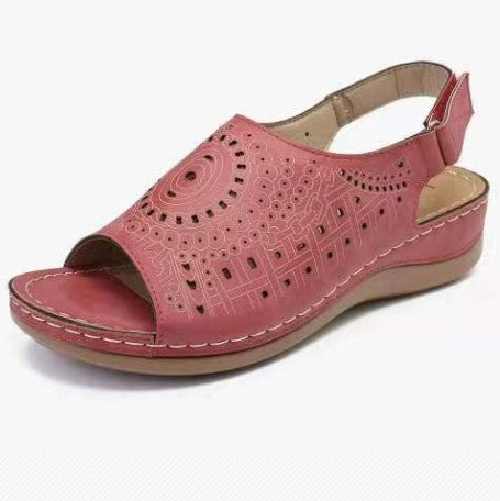 Dame Sporty Sandaler med dekorativt snit og ergonomisk fodseng Stilla