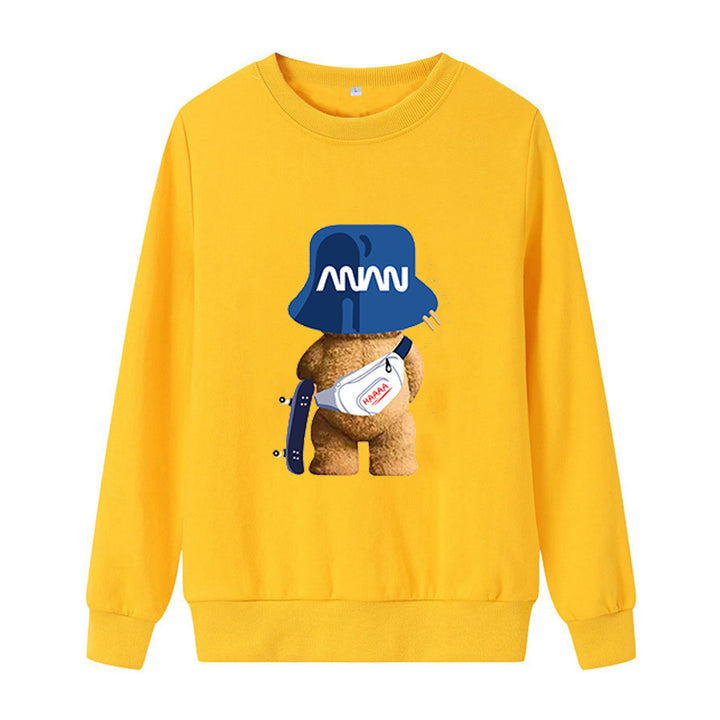 Kvinder casual sweatshirt med legende bjørnemotiver Skovae
