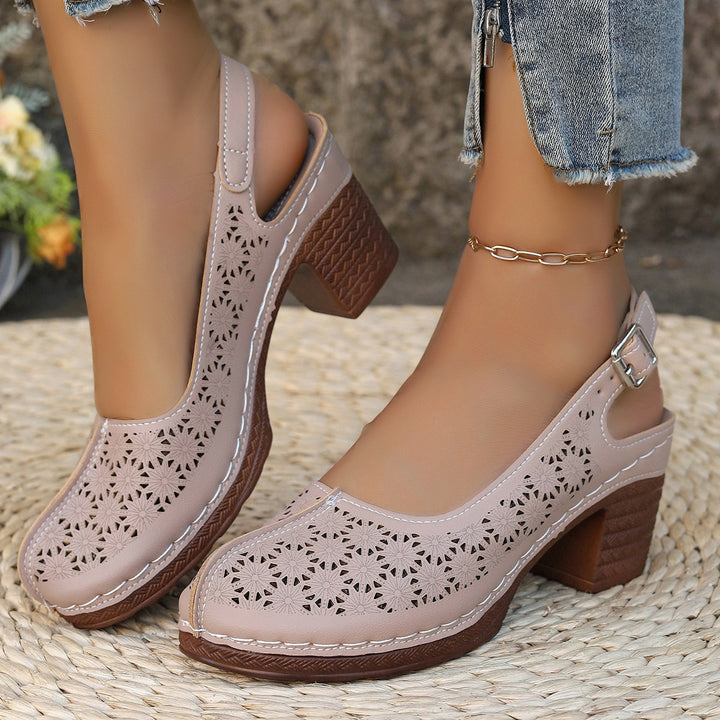 Dame Slingback Pantoletten med elegant huldesign og behagelig sål Stilla