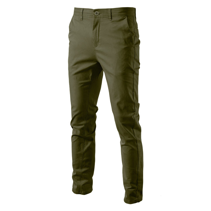 Herrer Chino-bukser med elastisk talje og moderne slim-fit-snit Stilla