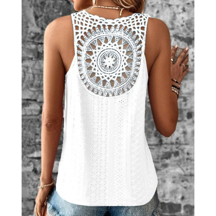 Femme Hæklet ryg Tanktop Stilla