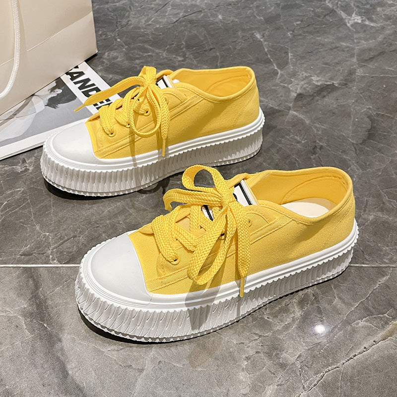 Dame Chunky Sneakers med struktureret sål og åndbart overmateriale Stilla