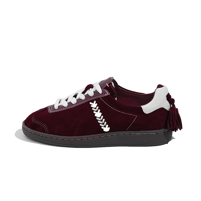 Dame sneakers med modige franser Stilla