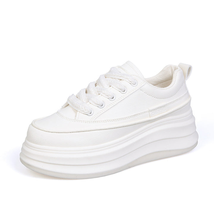 Dame Chunky Plateau-Sneakers med blød sål og åndbart overmateriale Stilla
