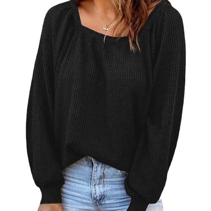 Dame sweater med afslappet pasform og ballonformede ærmer Stilla