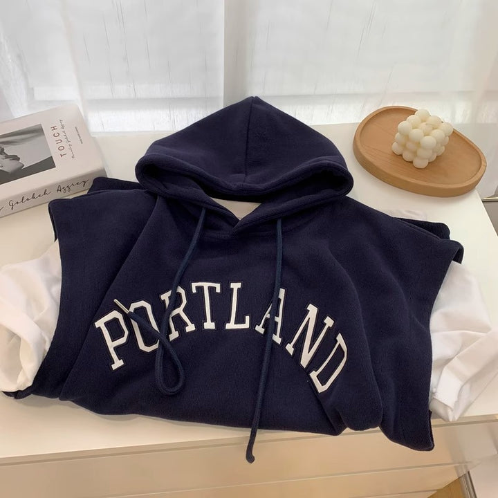 Dame Lækkert Ærmeløst Hoodie med forlommes Stilla