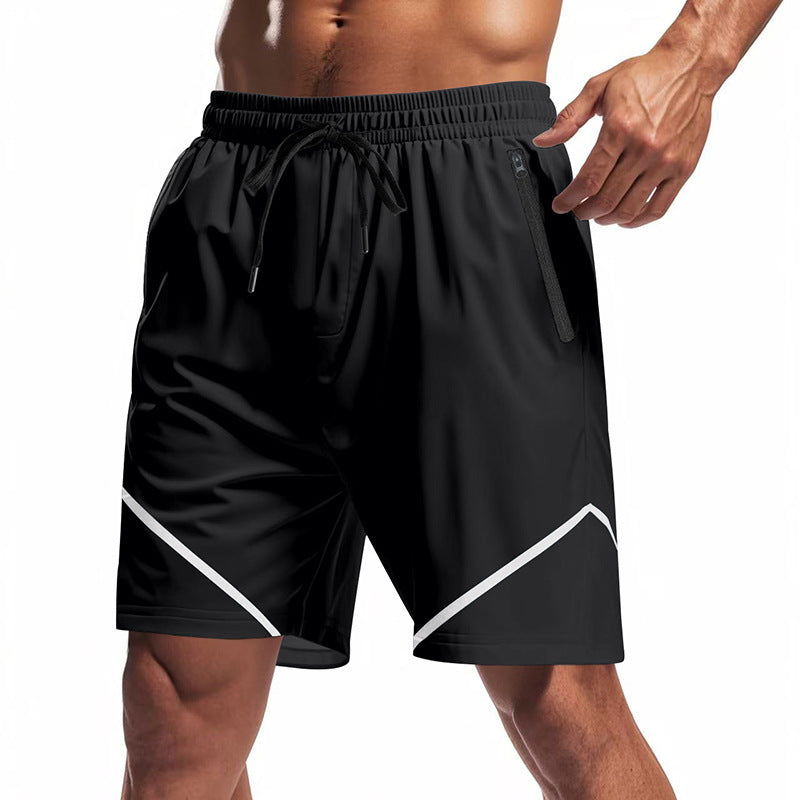 Herrer Sportlige svømshorts med elastisk talje og sikre lynlåslommer Stilla