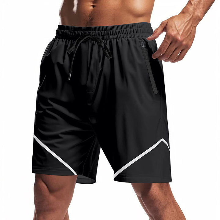 Herrer Sportlige svømshorts med elastisk talje og sikre lynlåslommer Stilla