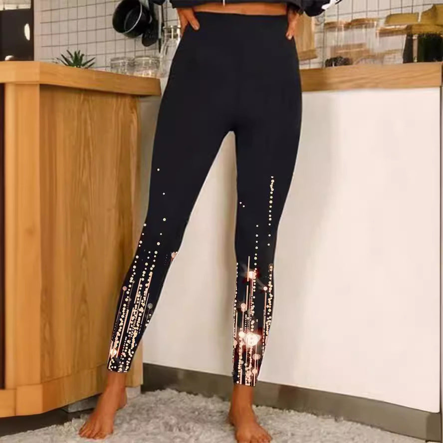 Stilla | Casual Print Modevenlige Yoga Bukser