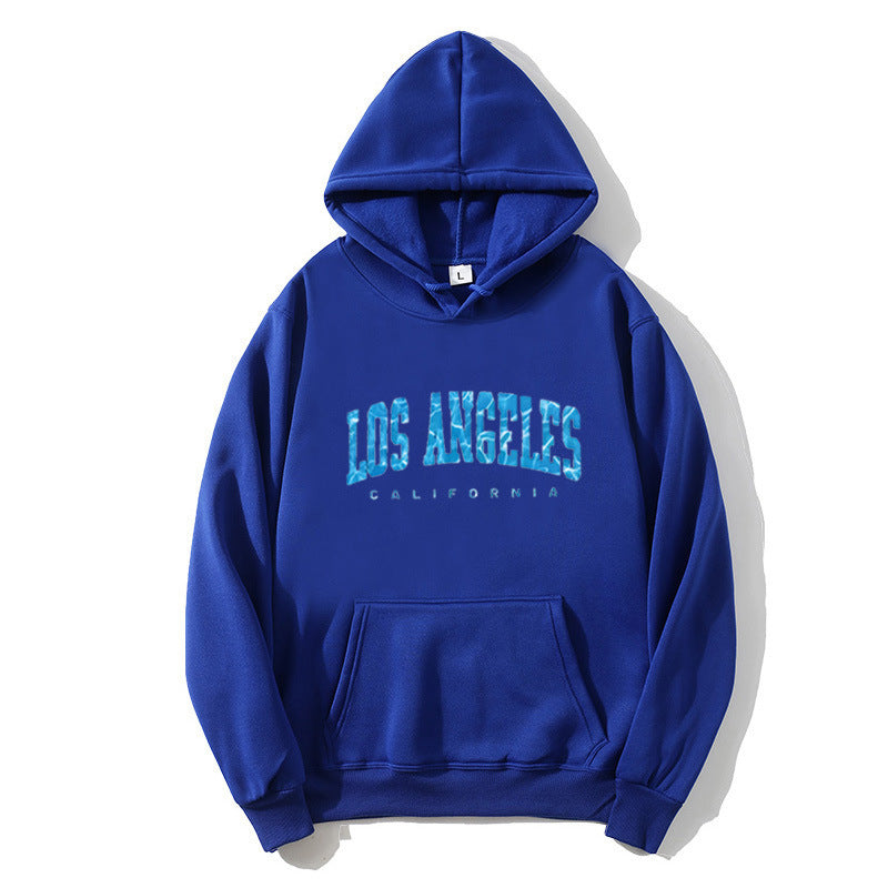 Kvinders hoodie med iøjnefaldende Los Angeles bogstaver Skovae