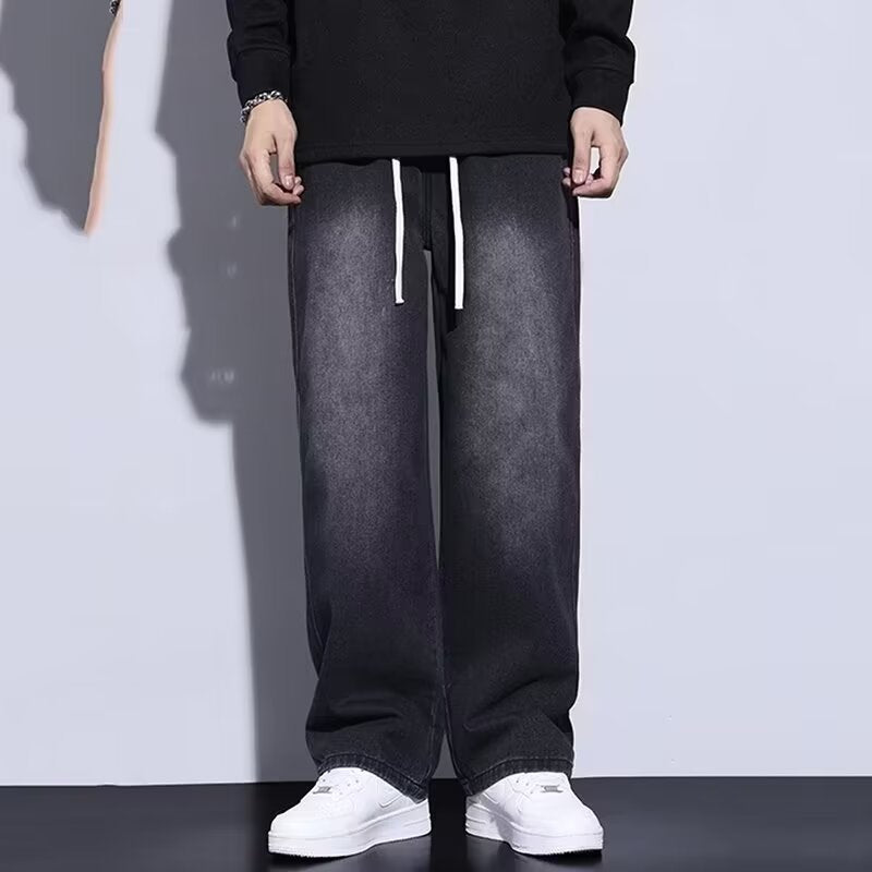 Herre afslappede Relaxed Fit jeans med moderne snit og elastisk bånd Stilla