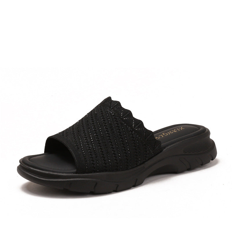 Dame komfortable slippers med åndbare indlæg og skridsikker sål Stilla
