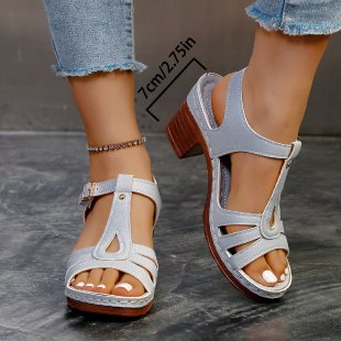 Dame Komfortable og elegante Sandaler med blokhæl Stilla