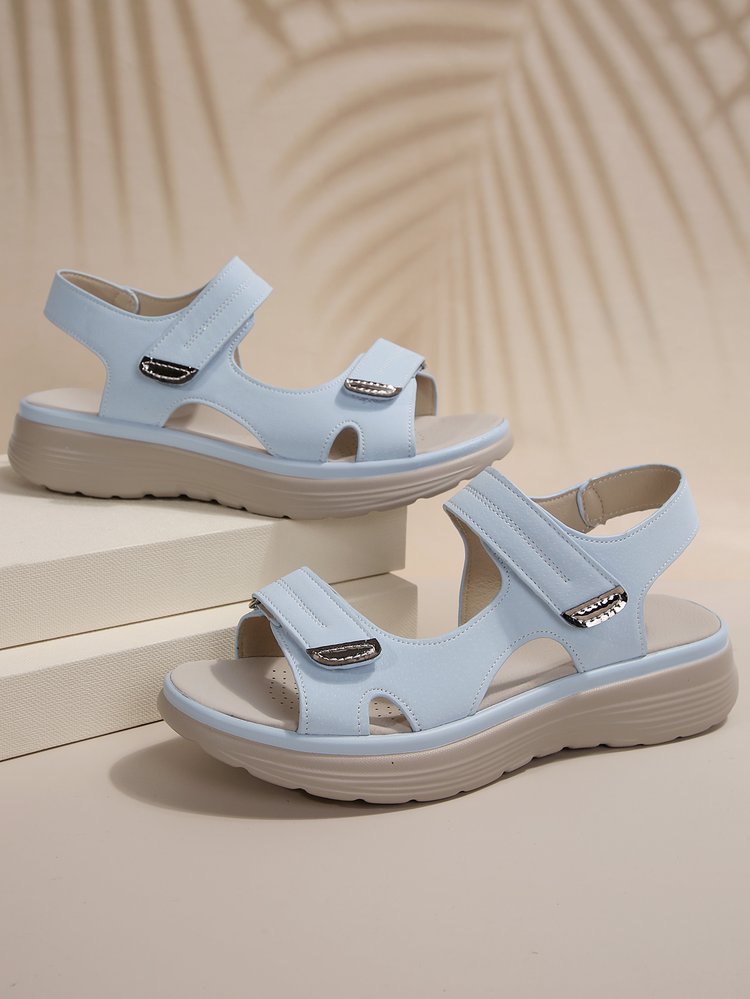 Dame Sandaler med anatomisk fodseng og justerbare remme Stilla