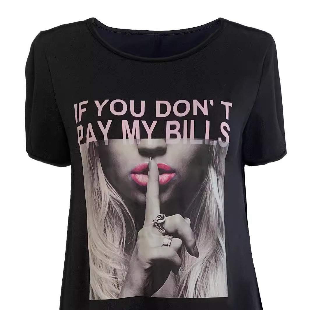 Damer Casual Maxikjole med Statement-Print Stilla