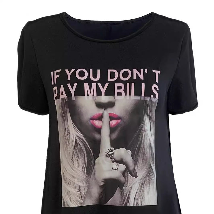 Damer Casual Maxikjole med Statement-Print Stilla