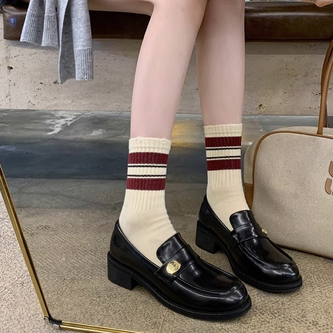 Dame Elegant Laklæder Slipper Stilla