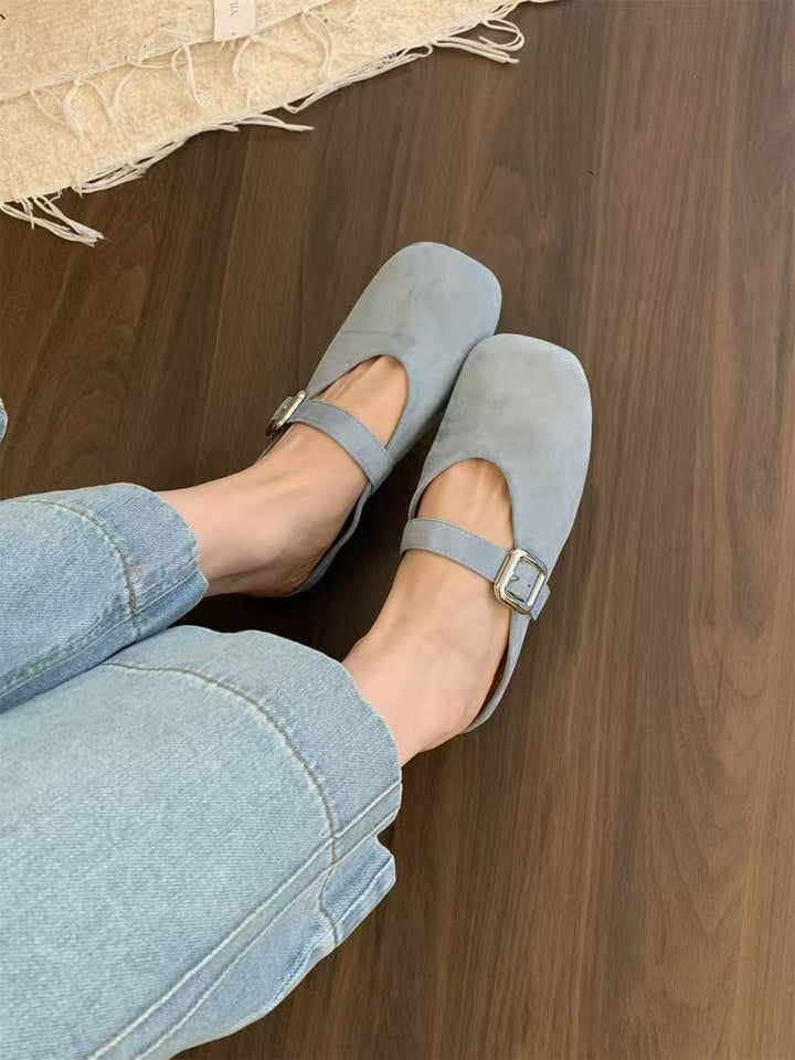 Dame Stilfulde Chunky Hælede Slide Mules Stilla