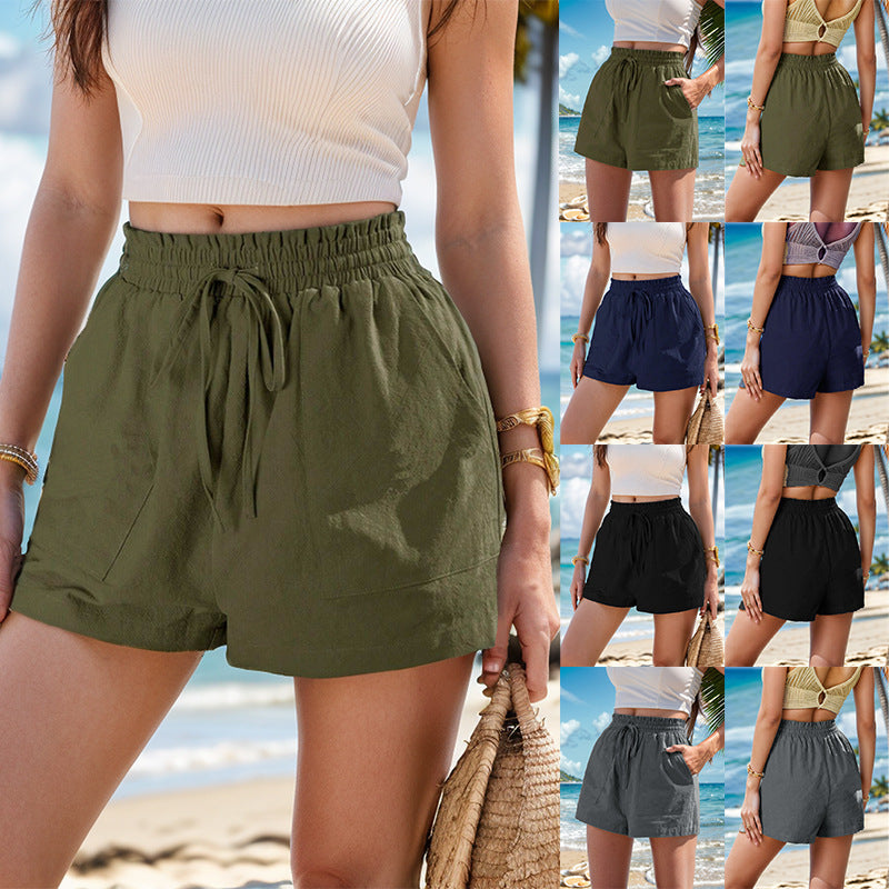 Dame Fritid Sommer Shorts Stilla