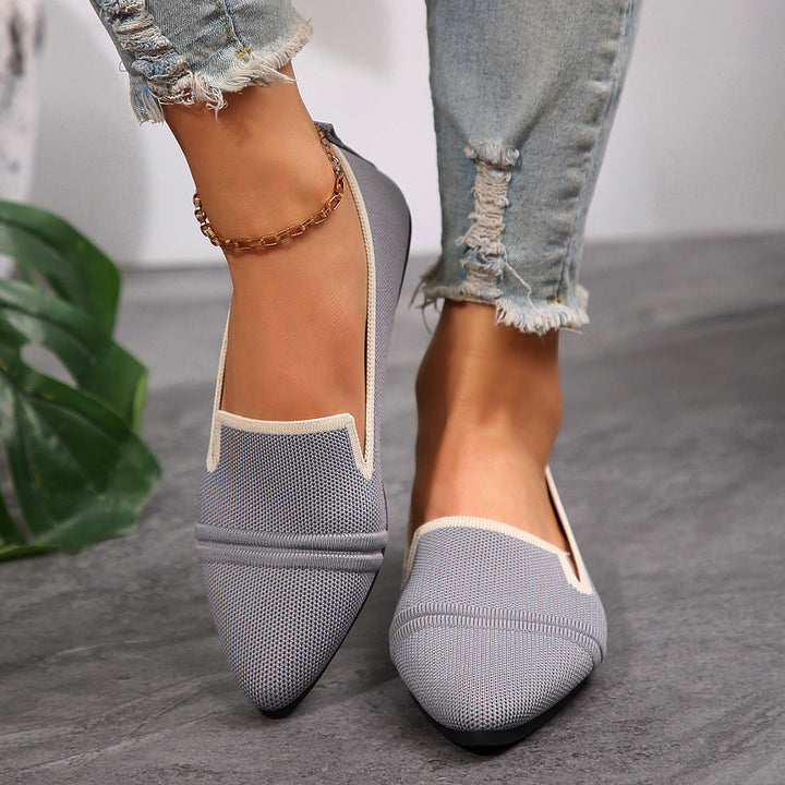 Dame Smarte Spidsede Slip-On Ballerinaer Stilla