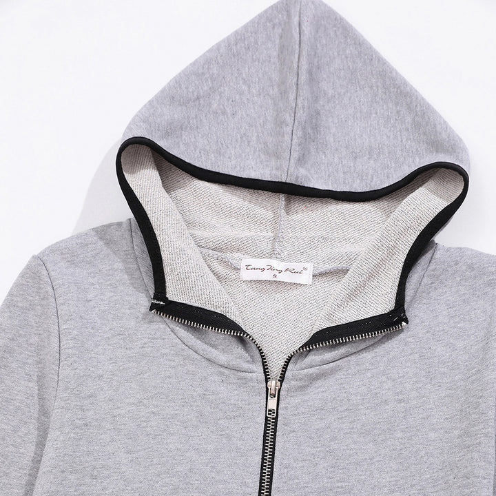 Kvinders sporty zip hoodie jakke Stilla