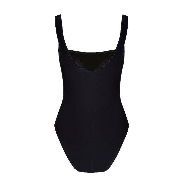 Dame one-piece badedragt med stilfuldt rynkedesign Skovae
