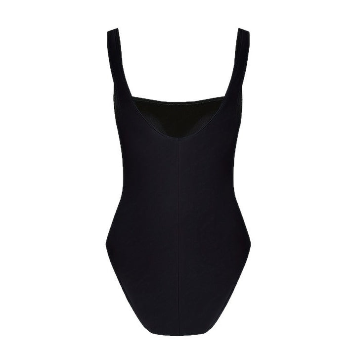 Dame one-piece badedragt med stilfuldt rynkedesign Skovae