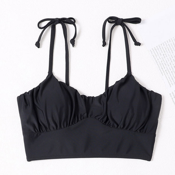 Dame Sport-Bikini top med justerbare snøre detaljer Skovae