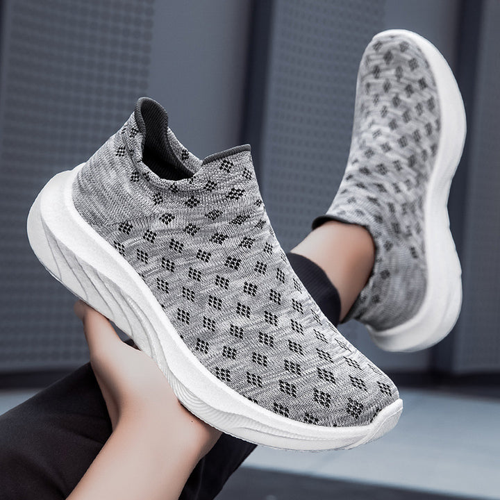 Herrer Slip-On Åndbar Fitness Sneakers Stilla