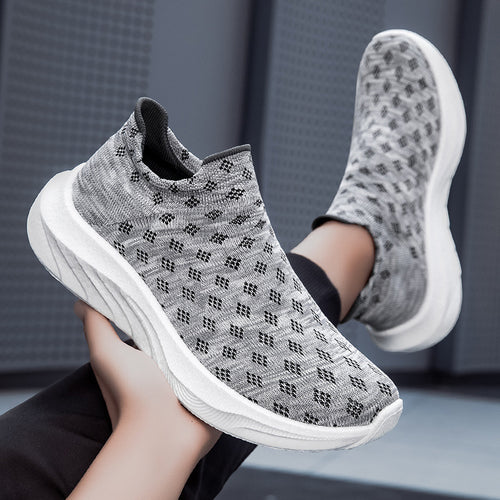 Herrer Slip-On Åndbar Fitness Sneakers Stilla