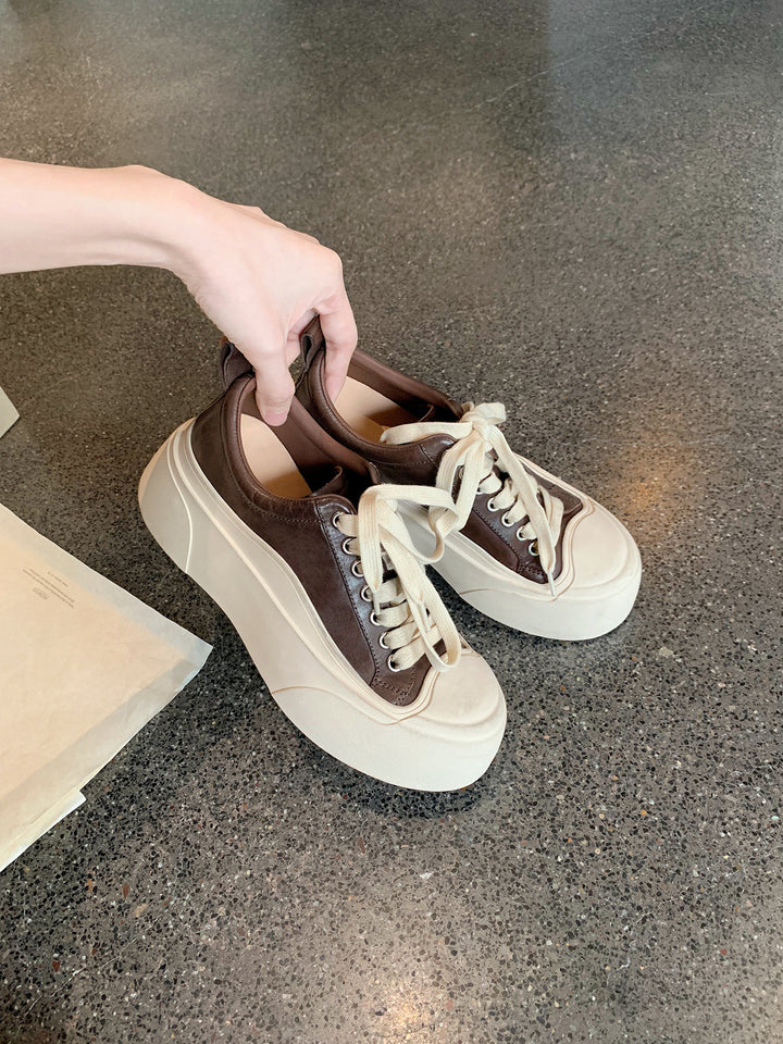 Dame Platform Snørebåndssneakers Stilla