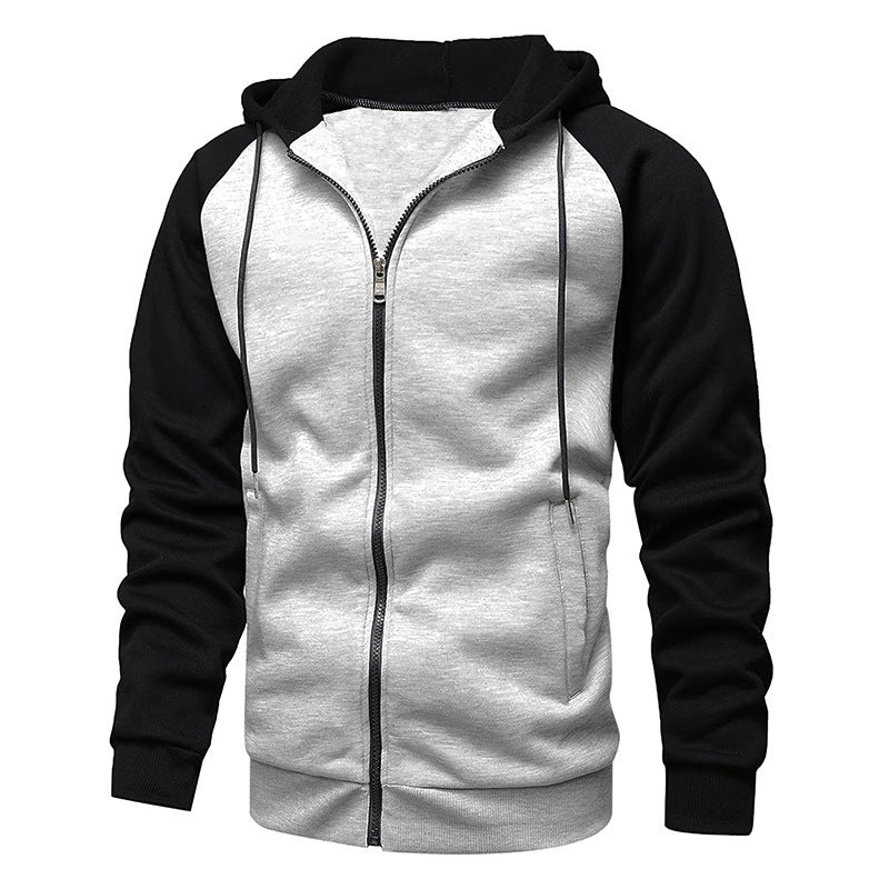 Herrer Hoodie med kontrasterende ærmer Stilla