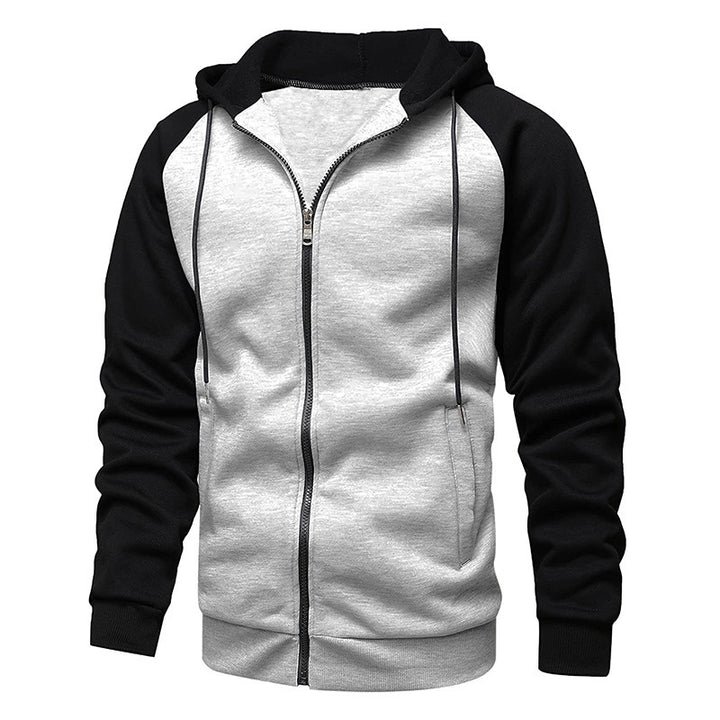 Herrer Hoodie med kontrasterende ærmer Stilla