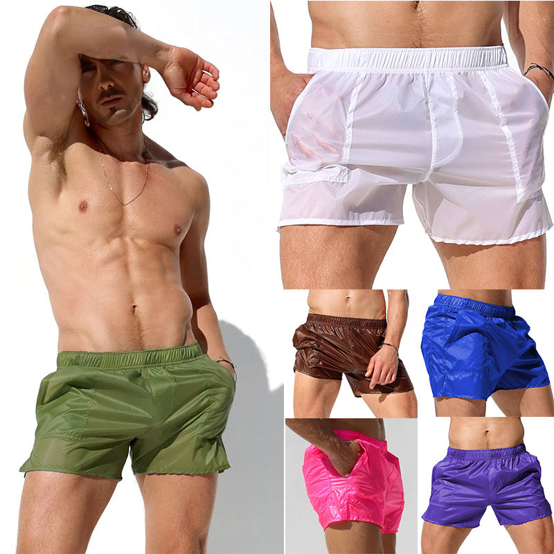 Herrer Badshorts med hurtigttørrende materiale Stilla