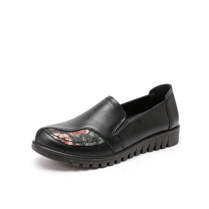 Femme Stilige Blomster Detalje Slipper Sko Stilla
