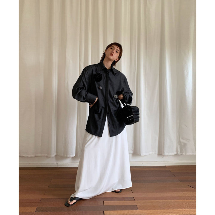 Dame stilfuld Overshirt-jakke med mode detaljer Stilla