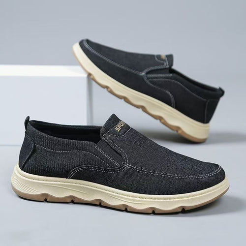 Femme Casual Slip-On Sneakers med åndbart overmateriale Stilla