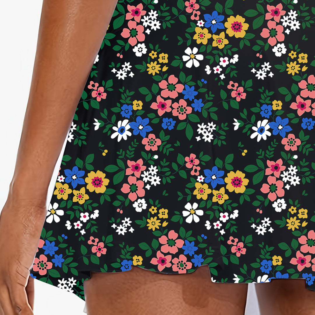 Dame Active Wear Blomsterkjole Stilla