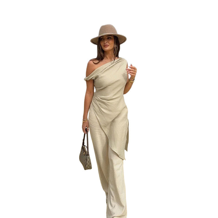 Dame asymmetrisk wrap-top Skovae