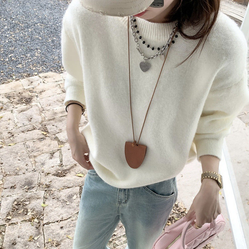 Kvinders komfortable strikket sweater med oversized snit Stilla