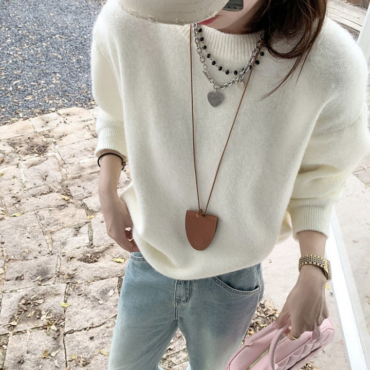 Kvinders komfortable strikket sweater med oversized snit Stilla