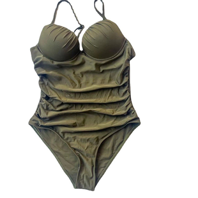 Dame Elegant Badedragt med Push-Up-bøjle og indsnit snit Stilla