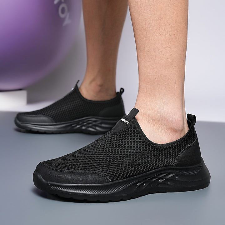 Herren Åndbare Slip-On Sneakers med Adaptivt Letvægtsdesign Stilla
