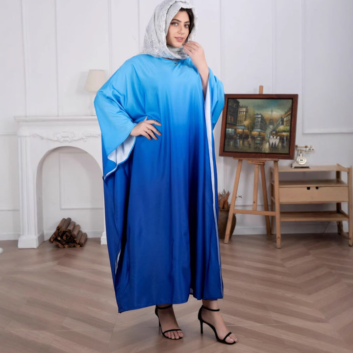 Dame Flydende Ombre Maxi Kaftan Stilla