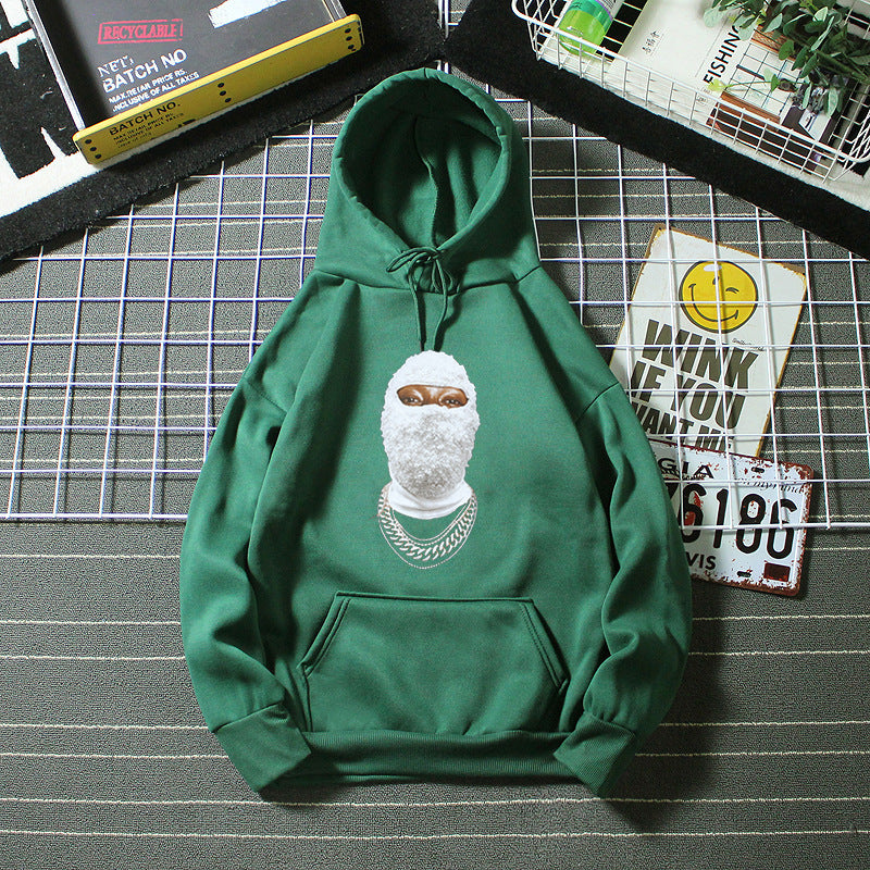 Kvinders hoodie med kreativt grafisk design og indviklet kunstværk Skovae