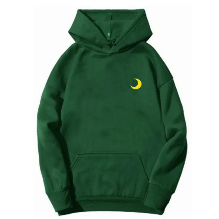 Kvinders hoodie med sødt månemotiv Skovae