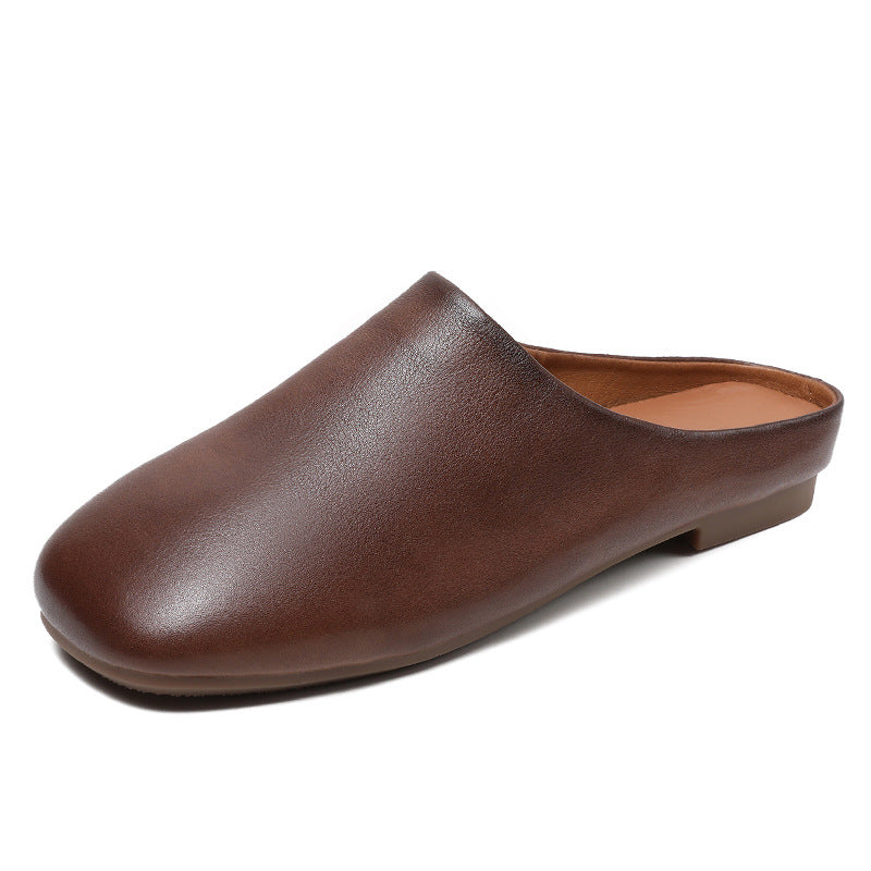 Femme Classic Læder Slip-On Clogs Stilla