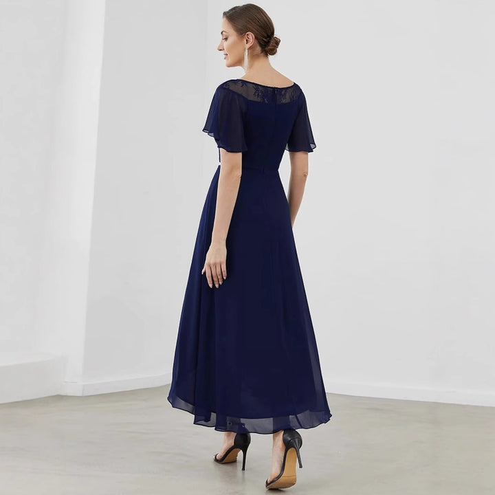 Dame Elegant Spids Overlay Maxikjole Stilla