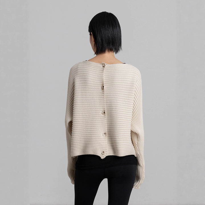 Kvindernes hyggelige og stilfulde strikket sweater Stilla